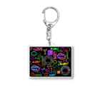 おみけのおみせのネオンﾈｯｺﾁｬﾝMAX Acrylic Key Chain