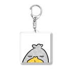 素敵なハシビロコウのひょっこり？じろり？ハシビロコウ Acrylic Key Chain