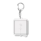 rilybiiの Graypink Carnation . Acrylic Key Chain