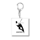 CUBICのI LOVE WAKEBOARD Acrylic Key Chain