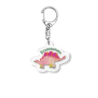 NANAHOSHI64のゆるステゴサウルス Acrylic Key Chain