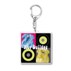 LOCO&HAREのHey bulldog Acrylic Key Chain