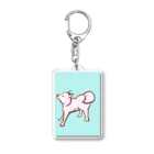 しかくまのさくら柴犬 Acrylic Key Chain