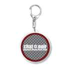 chat noirのchat noir circle logo アクリルキーホルダー