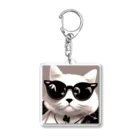 Connect Art SUZURI STOREのConnect Art 001 Cat Acrylic Key Chain