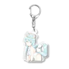 座布団の座布団summer version Acrylic Key Chain