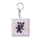 プラネットオペラぐるみ劇場の黒猫ゲシュタルトさん Acrylic Key Chain