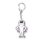 本気を出さない芸術家のグッズのスマイル！田中くん Acrylic Key Chain