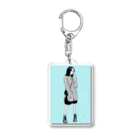 makaroni7の短パン女子 Acrylic Key Chain