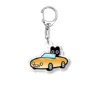 Suzutakaのくろねこクロル（bread car） Acrylic Key Chain