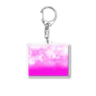 IHYLIのSky/pink Acrylic Key Chain