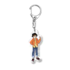 Kouki🐯❤️‍🩹 《こーちゃんねる》チャンネル登録1900人ありがとう🙏のステッカー Acrylic Key Chain