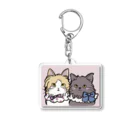 猫のきぬくんのお店のてへぺろ Acrylic Key Chain