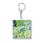 蛍石のhydrangeas Acrylic Key Chain