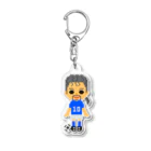 みっちの[ドット絵] サッカー選手 Vol.003 Acrylic Key Chain
