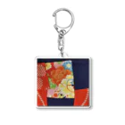 inakaen  いなか園の古布のかけら『ちっくたっく』 Acrylic Key Chain