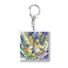 WORLDCHANGER_suzuriの満月に出会う Acrylic Key Chain