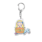 ホーリーモーリーギャラリーのお宝は渡さない人魚 Acrylic Key Chain