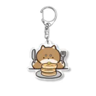 しばまゆのパンケーキとゆるしば Acrylic Key Chain