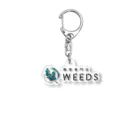 薬草専門店WEEDSのスタンダード横ロゴ Acrylic Key Chain