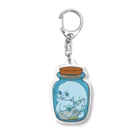 まろやか海の家のビンの中のまろやか Acrylic Key Chain