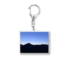 Dali13のAzure Twilight Glow of Japan's Rural Mountain Ranges Acrylic Key Chain