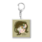 IKUMIの花 Acrylic Key Chain