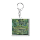 世界美術商店の睡蓮の池と日本の橋 / Water Lilies and Japanese Bridge Acrylic Key Chain