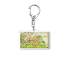 Inabamarieの庭の絵 Acrylic Key Chain