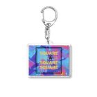 insparation｡   --- ｲﾝｽﾋﾟﾚｰｼｮﾝ｡のsquare Acrylic Key Chain