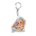 空想エンジェルちゃん🩷の空想エンジェルちゃん Acrylic Key Chain