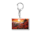 News US Suzuri Storeの京都風の浮世絵 其の壱 Acrylic Key Chain