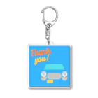 ちいさいくるまのThank you！ちいさいくるま Acrylic Key Chain