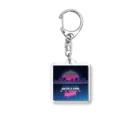 pieni meriのSynthwave_PAON Acrylic Key Chain