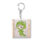 ハム（にる）のきぐるみのーと(ワニ)1 Acrylic Key Chain