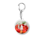 たばすこあまがえるのんこさまとサクランボ Acrylic Key Chain