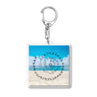 COCONUTchanのカタカムナウタヒ第5首渦巻きデザイン Acrylic Key Chain