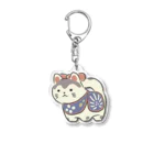 もな / monaのゆる犬張子 Acrylic Key Chain