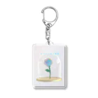 HI-KUN ART MUSEUM　　　　　　　　(ひーくんの美術館)のしあわせを呼ぶ薔薇 Acrylic Key Chain