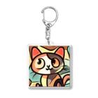 T2 Mysterious Painter's ShopのMysterious Cat Acrylic Key Chain