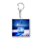 cube3のこの星を護り切ったcube（The cube that protected this planet） Acrylic Key Chain