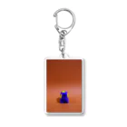 TOYTOYの牛（青黄） Acrylic Key Chain