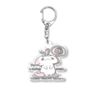 itsuto-こねこしょうしょうめんへらの「ぬいぐるみへのちょうせん」 Acrylic Key Chain