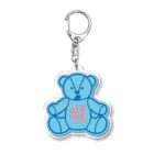 iinoniiのヌウグルミ　青くま Acrylic Key Chain