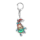 モロ‼‼㊙ショップ🏰の【みらくる✨アカズキン】キーちゃん・ダブルピース‼‼ ～カラーver.～ Acrylic Key Chain