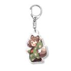 jai-to-anのたぬっぺ (Tanuppe) ver.1　狸の神様、たぬき、タヌキ Acrylic Key Chain