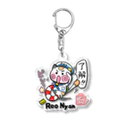 旅猫王子れぉにゃん👑😼公式(レイラ・ゆーし。)の夏のマリン☆れぉにゃん Acrylic Key Chain