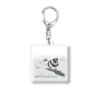 ジャックとペコの木のflying dog ペコ Acrylic Key Chain