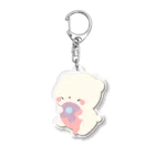 うさのこのしろくまちゃん Acrylic Key Chain