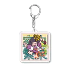 Nicholas illust work の座敷童子　ざしきわらし Acrylic Key Chain